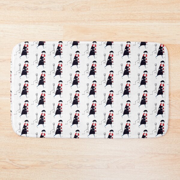 Item preview, Fklat Cap Fan, Red and White Scarf, Illustrated Tribute designed and sold by FoleyPottery.