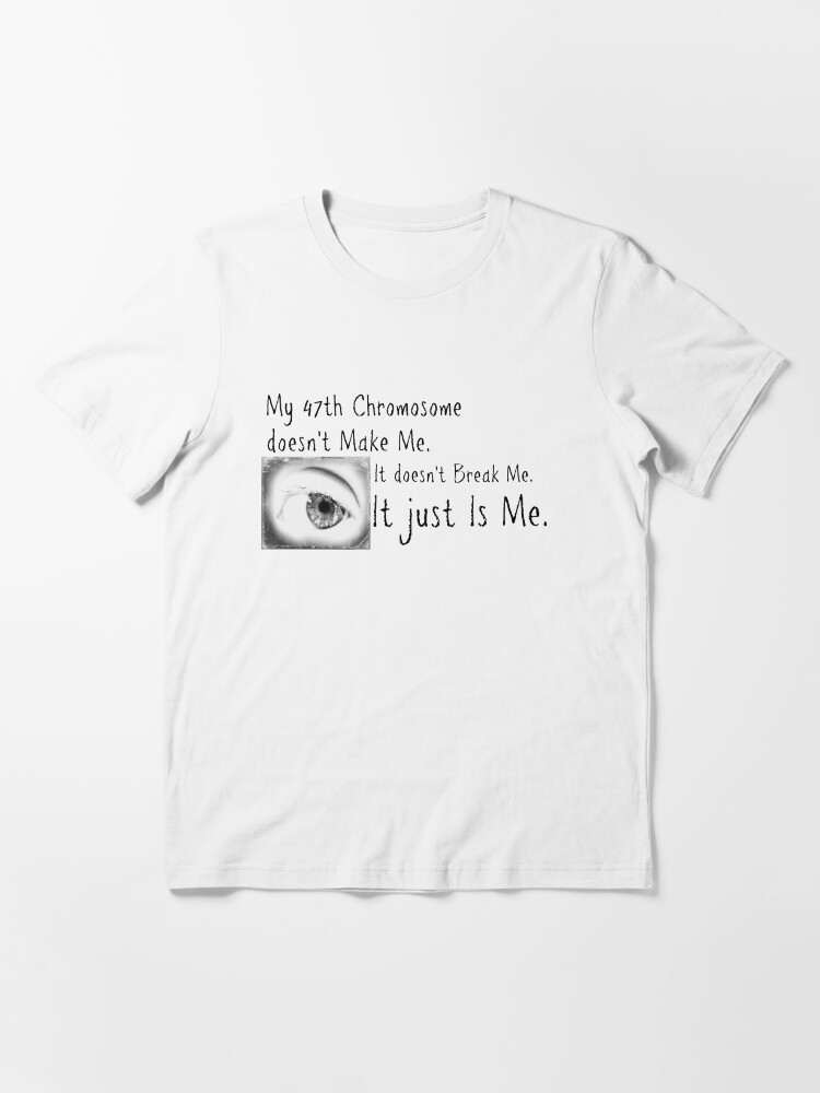Alternate view of 47th Chromosome T-shirt Essential T-Shirt
