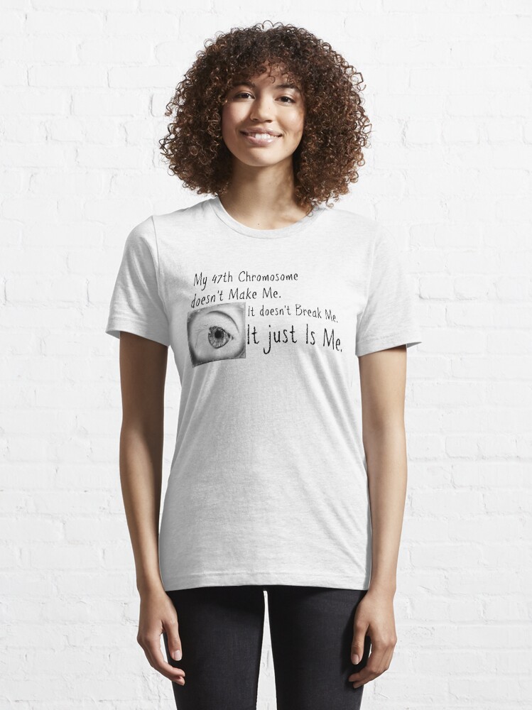 Alternate view of 47th Chromosome T-shirt Essential T-Shirt