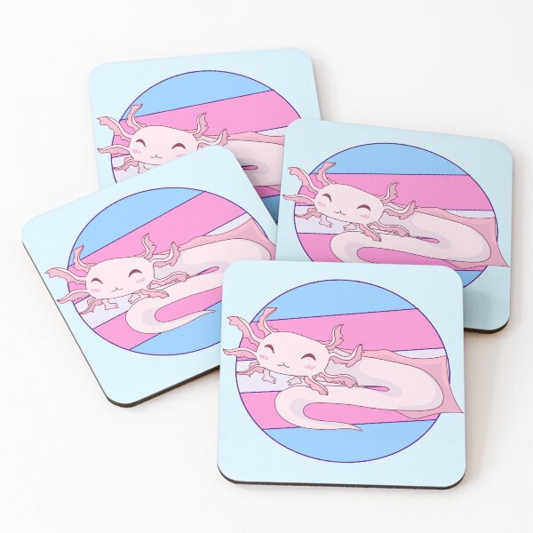 Item preview, Trans Pride Axolotl Design  designed and sold by ForTheFrogWar.