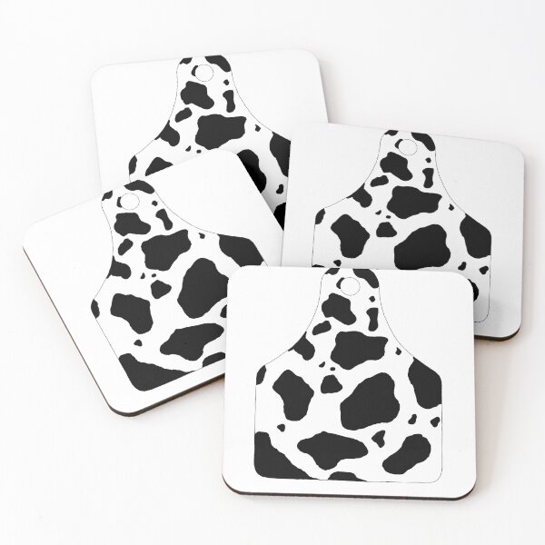 Item preview, Cowgirl Cowprint Cattle Livestock Tag designed and sold by ARS Design.