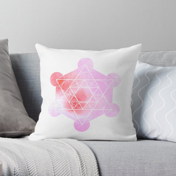Sacred geometry Throw Pillow