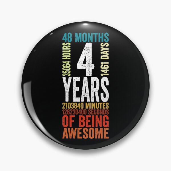Item preview, 4th anniversary gift, kids birthday gift, 4th wedding anniversary gifts, gift 4 year old boy designed and sold by T-DESIGNEDZ.