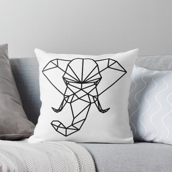 Item preview, Geometric elephant designed and sold by ozkr.