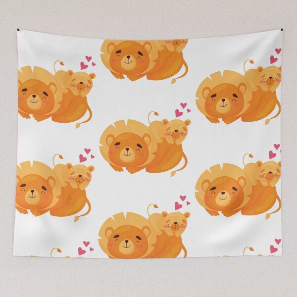 Item preview, Mom Lion with Her Baby designed and sold by isurudinushaper.