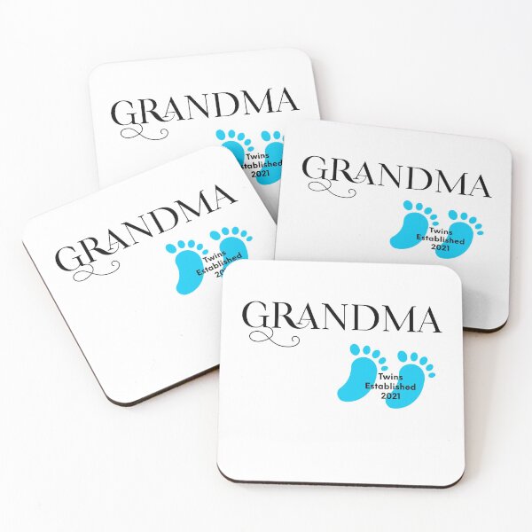 Item preview, Grandma - Twins Boys Established 2021 designed and sold by dobbysgifts.
