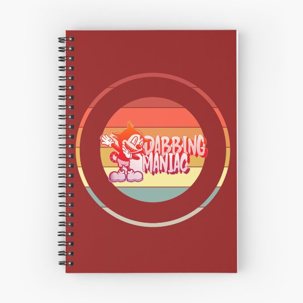 Item preview, Dabbing Maniac cartoon cat dabbing on a retro sunset  designed and sold by CristalleLisa.