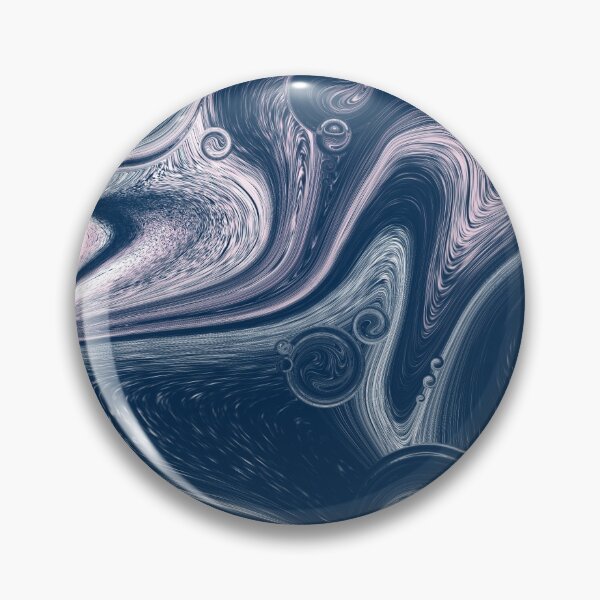 Item preview, Navy blue blush pink agate liquid marble fluid artwork designed and sold by CynthiaGraphics.