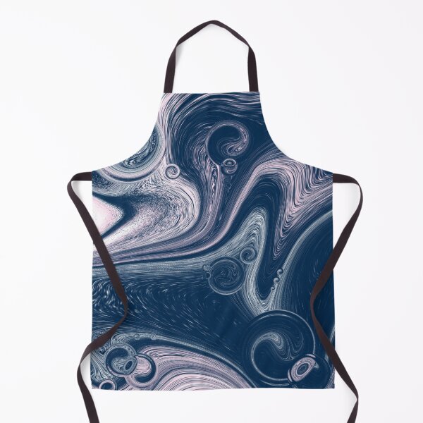 Item preview, Navy blue blush pink agate liquid marble fluid artwork designed and sold by CynthiaGraphics.