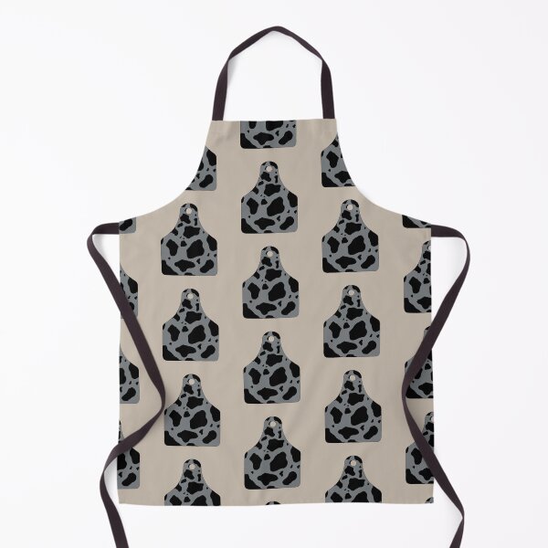 Artikelvorschau, Cowgirl Grey Cowprint Cattle Livestock Tag entworfen und verkauft von ARS Design.