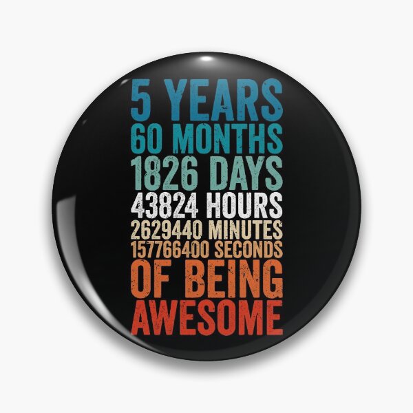 Item preview, 5th anniversary gift, 5th wedding anniversary gift, kids birthday gift, gift 5 year old boy designed and sold by T-DESIGNEDZ.