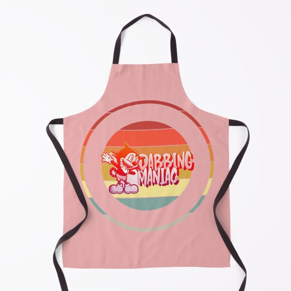 Item preview, Dabbing Maniac cartoon cat dabbing on a retro sunset designed and sold by CristalleLisa.