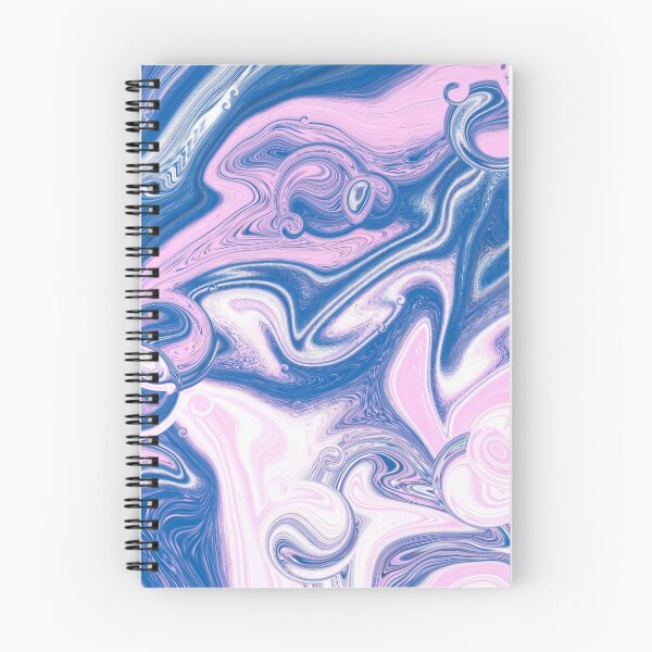 Item preview, Blue pink agate liquid marble texture fluid artwork designed and sold by CynthiaGraphics.