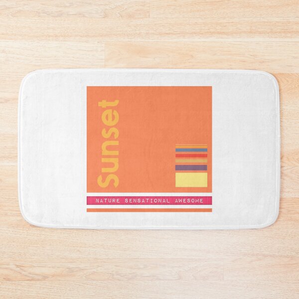 Item preview, SUNSET colour multi color pallet graphic block.  Nature, sensational, awesome - Caroline Laursen Original designed and sold by Caroline Laursen.