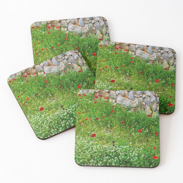 Item preview, Poppies in a Meadow by a Stone Wall designed and sold by Brian Shaw.