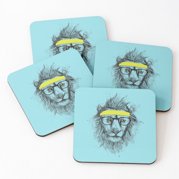 Item preview, Hipster lion designed and sold by soltib.