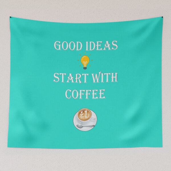 Item preview, Good ideas start with Coffee. designed and sold by LiveToLearn.
