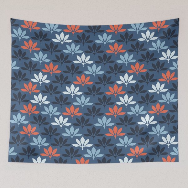 Item preview, Watercolor Hand Painted Seamless Leaves and Flowers Pattern.  designed and sold by digoarpi.