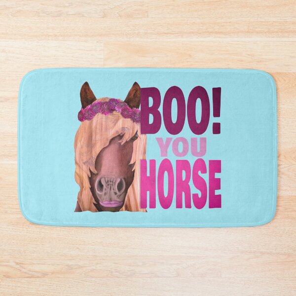 Item preview, Boo, You Horse Hand-Drawn Digitally Painted designed and sold by GrynszpanDezign.
