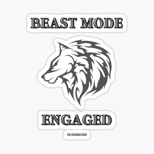 Gorilla Mode: Engage! Sticker for Sale by Jerseysrd