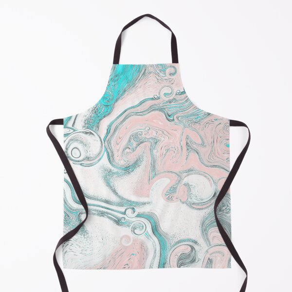 Item preview, Turquoise pink agate liquid marble texture fluid artwork designed and sold by CynthiaGraphics.