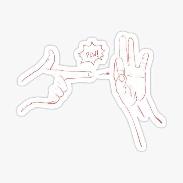 The shot  Sticker
