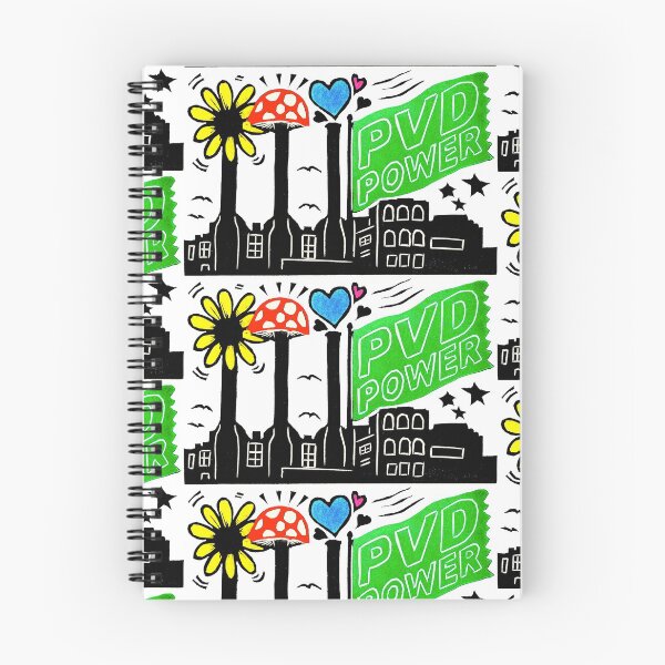 Item preview, PVD POWER PLANT - original linocut design and print with colored pencil designed and sold by PixelPalmer.