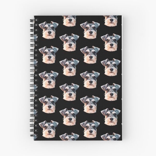 Item preview, funny miniature schnauzer face portrait cute miniature schnauzer mom designed and sold by alaechamlal.
