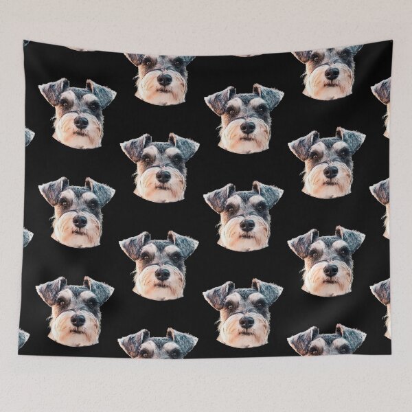 Item preview, funny miniature schnauzer face portrait cute miniature schnauzer mom designed and sold by alaechamlal.