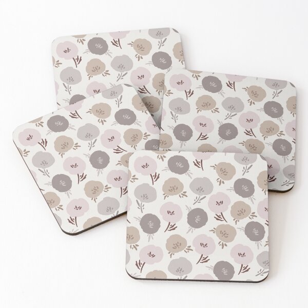 Item preview, Ornamental Pattern With Brown and Beige Colors Flowers designed and sold by digoarpi.