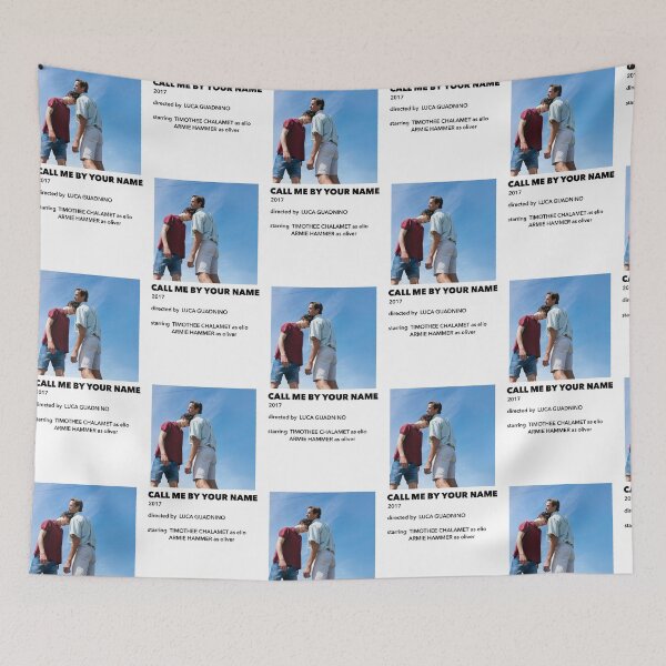 Item preview, call me by your name minimal movie poster designed and sold by cool stickerz.