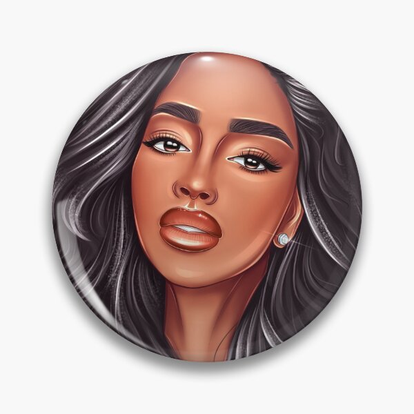 Item preview, Beautiful African American woman illustration, Black skin girl, Boss Lady designed and sold by plamyto.