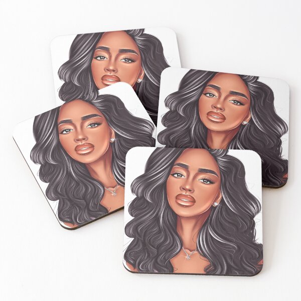Item preview, Beautiful African American woman illustration, Black skin girl, Boss Lady designed and sold by plamyto.