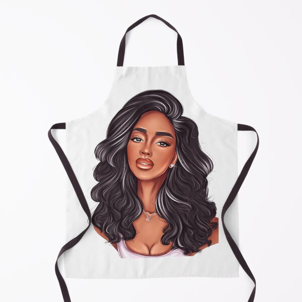 Item preview, Beautiful African American woman illustration, Black skin girl, Boss Lady designed and sold by plamyto.