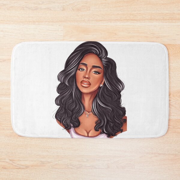 Item preview, Beautiful African American woman illustration, Black skin girl, Boss Lady designed and sold by plamyto.