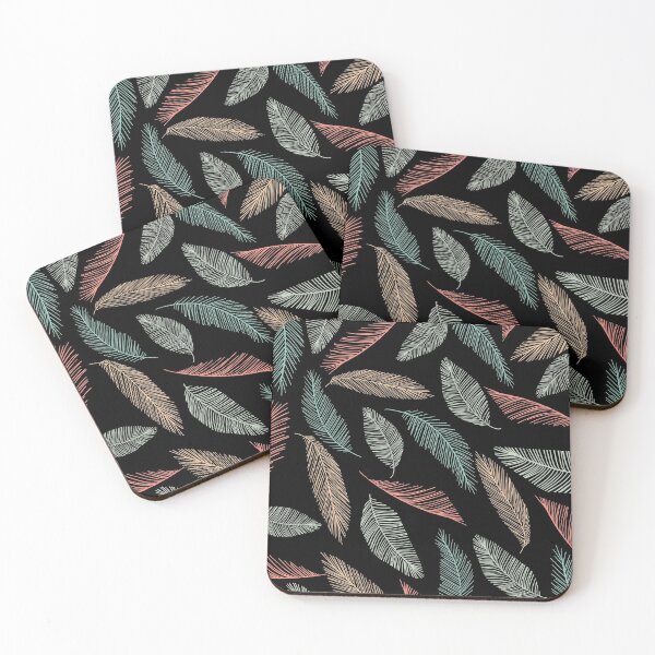 Item preview, Tropical neon leaves pattern designed and sold by creaturespie.