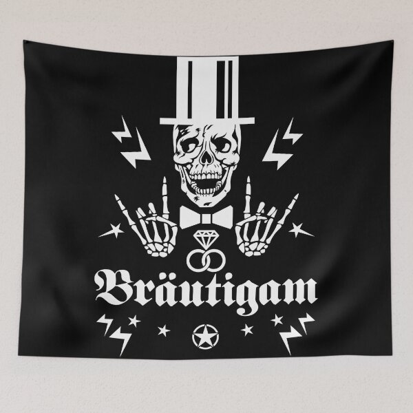Item preview, 64 skull groom skull cylinder bachelorette party team stag party designed and sold by Margarita-Art.