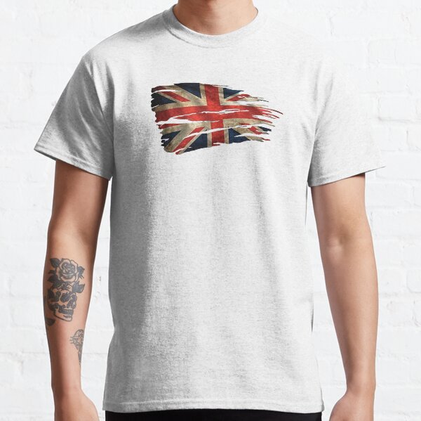 Item preview, British UNION FLAG Flying Distressed Flag UK union jack United Kingdom Sticker 02 Left designed and sold by OuterShellUK.