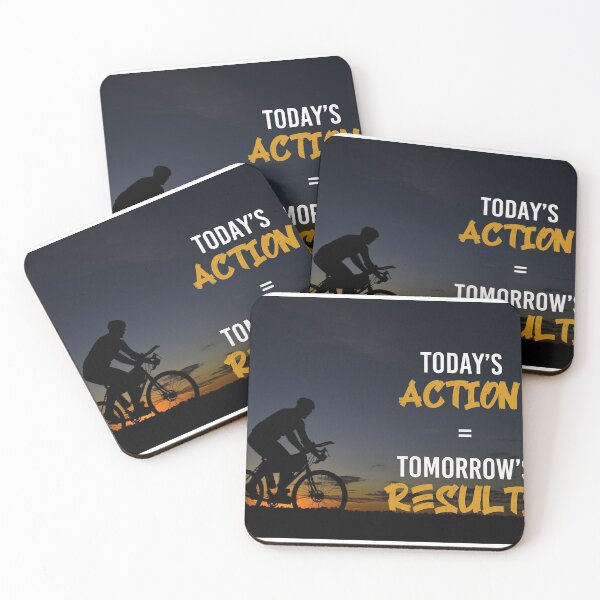 Item preview, TODAY'S ACTION = TOMORROW'S RESULT designed and sold by woodify.