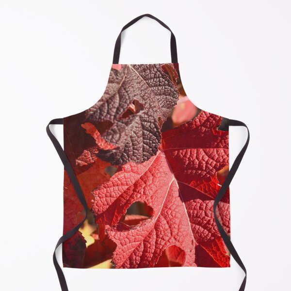 Item preview, Red Hydrangea Leaves designed and sold by artfulnotebook.