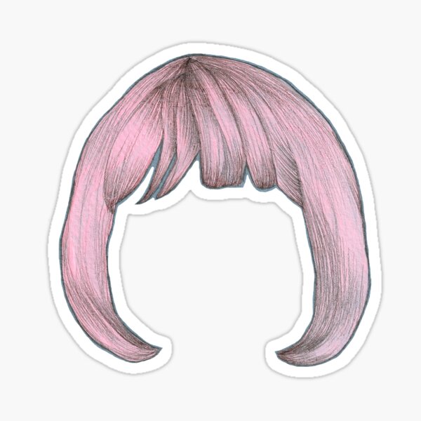pink wig closer
