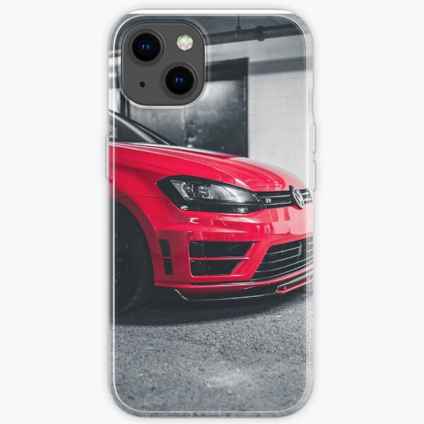 Rotes Auto iPhone Flexible Hülle