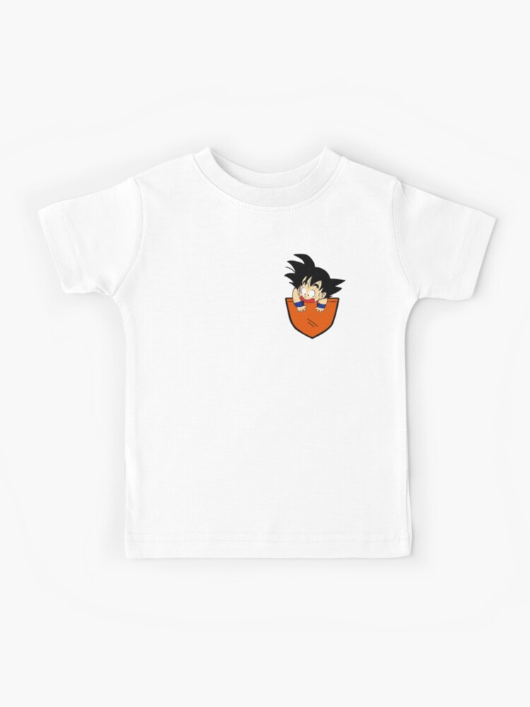 Traducción yeso Tiempos antiguos Camiseta para niños «Goku (Son Goku) Pocket / Dragon Ball (ドラゴンボール) / T- Shirt, Pull, Sweat...» de FamosoSosa | Redbubble