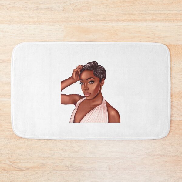 Item preview, African American Woman illustration, Black skin woman, Black girl magic, Melanin queene designed and sold by plamyto.
