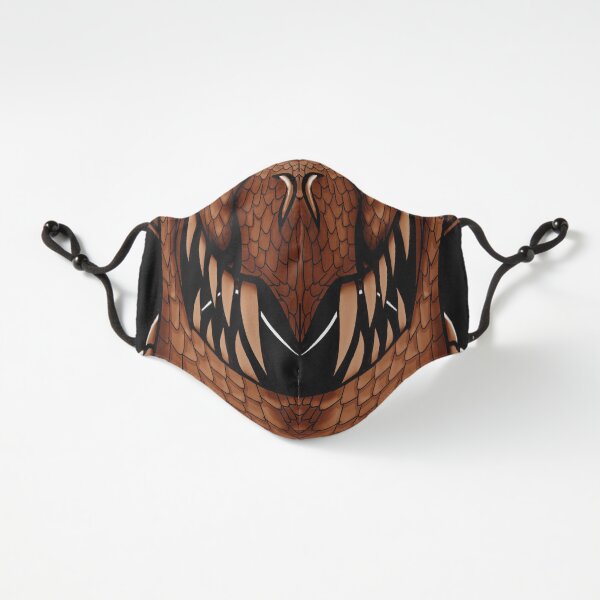 Copper Dragon Spirit Mask Fitted 3-Layer