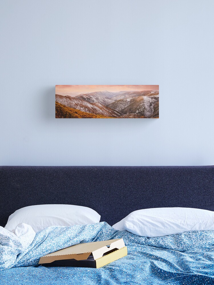 Thumbnail 2 of 3, Canvas Print, Mt Feathertop Sunset, Victoria, Australia designed and sold by Chockstone.