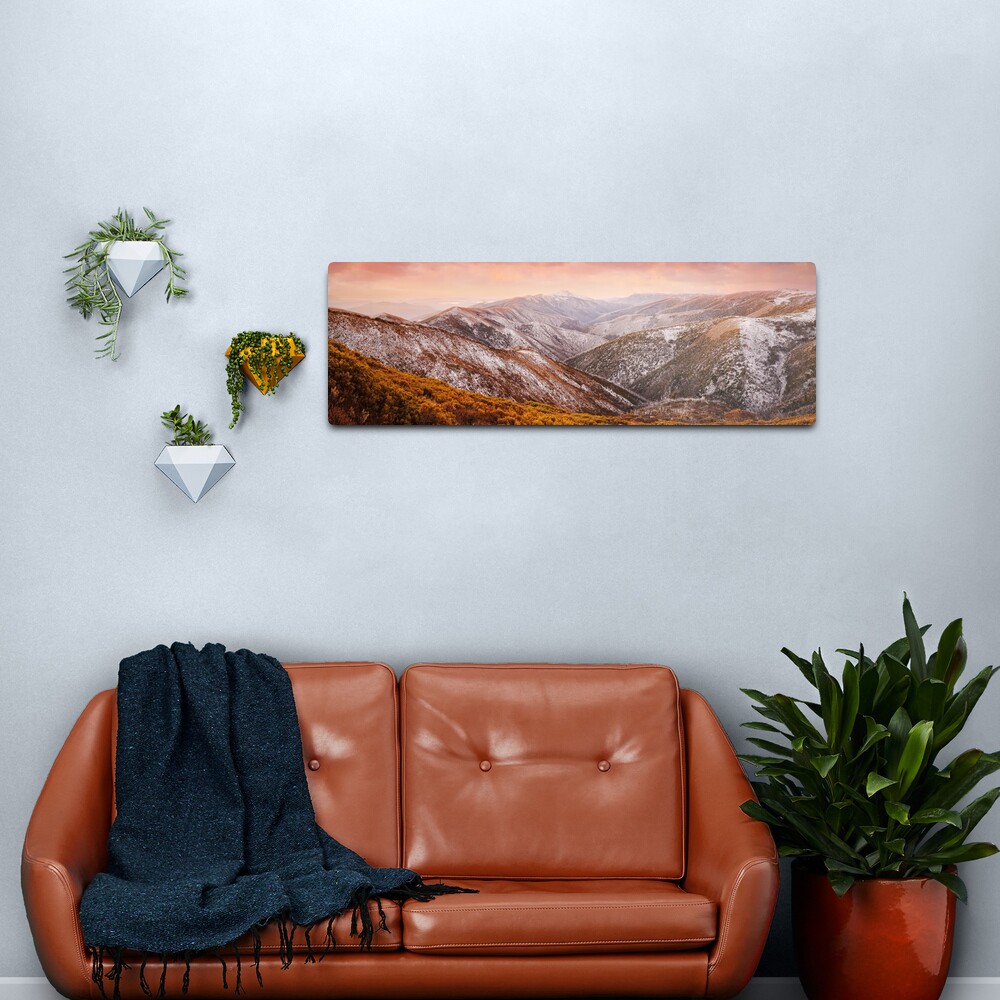 Mt Feathertop Sunset, Victoria, Australia Metal Print