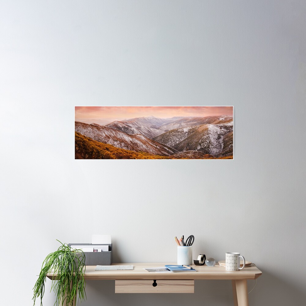 Mt Feathertop Sunset, Victoria, Australia Poster