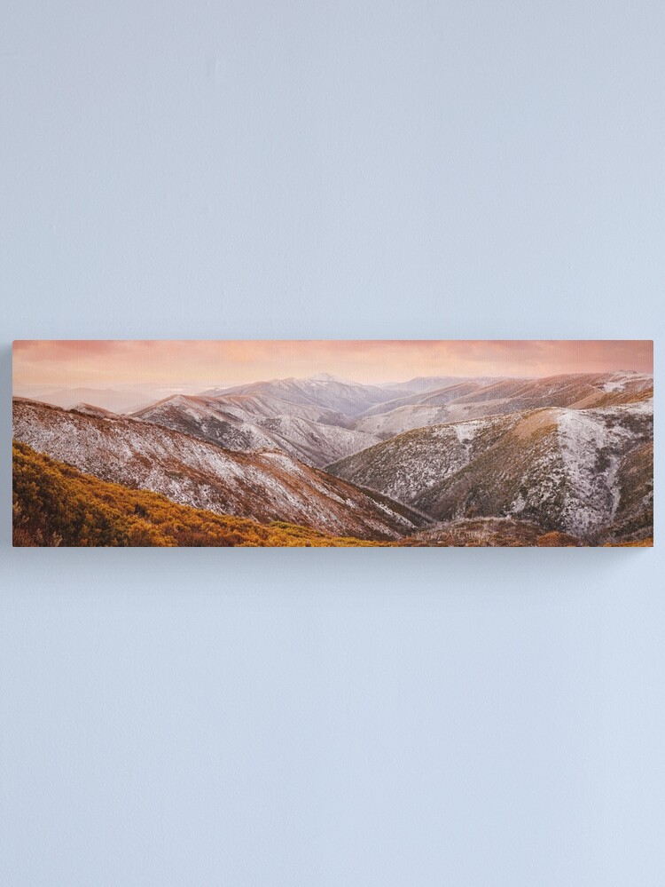 Thumbnail 1 of 3, Canvas Print, Mt Feathertop Sunset, Victoria, Australia designed and sold by Chockstone.