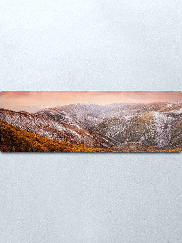 Alternate view of Mt Feathertop Sunset, Victoria, Australia Metal Print